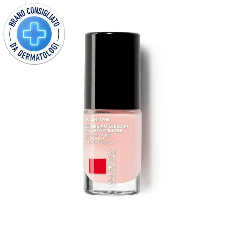 La Roche-Posay Toleriane Smalto Unghie Rose 02 6 ml Smalto con silicio per unghie sensibil, fragili e fragilizzate