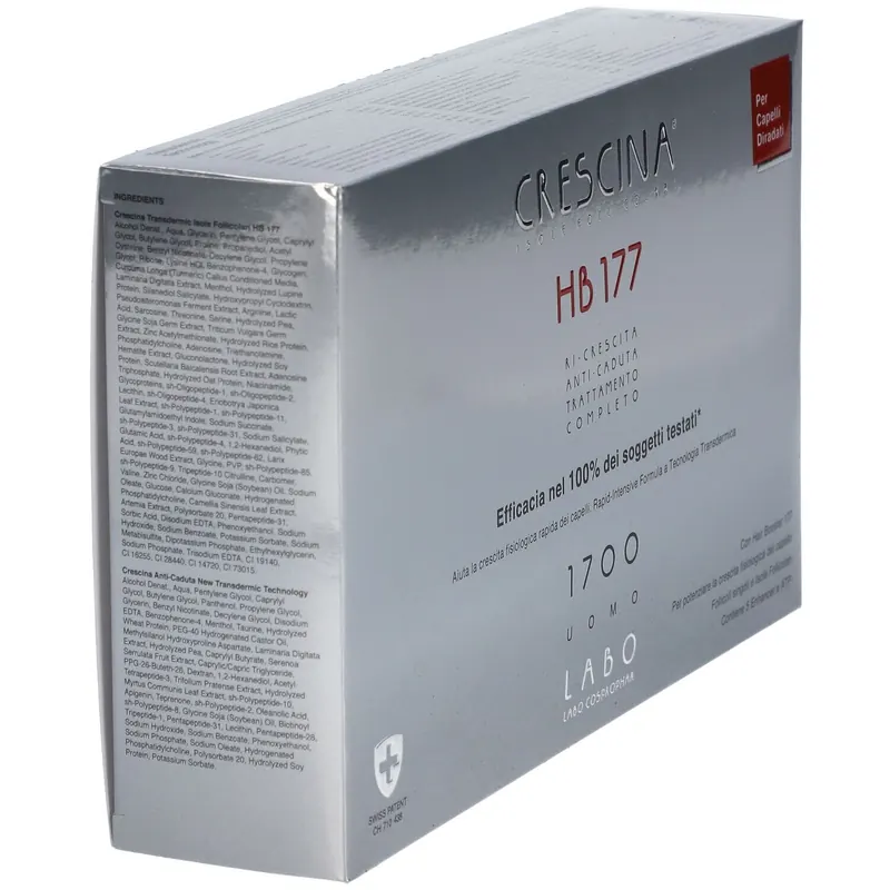 LABO CRESCINA® Transdermic Isole Follicolari e Anti-Caduta Trattamento Completo HB 177 1700 Uomo