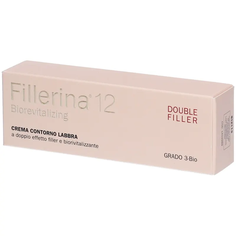 LABO Fillerina® 12 Double Filler Biorevitalizing Crema Contorno Labbra Grado 3