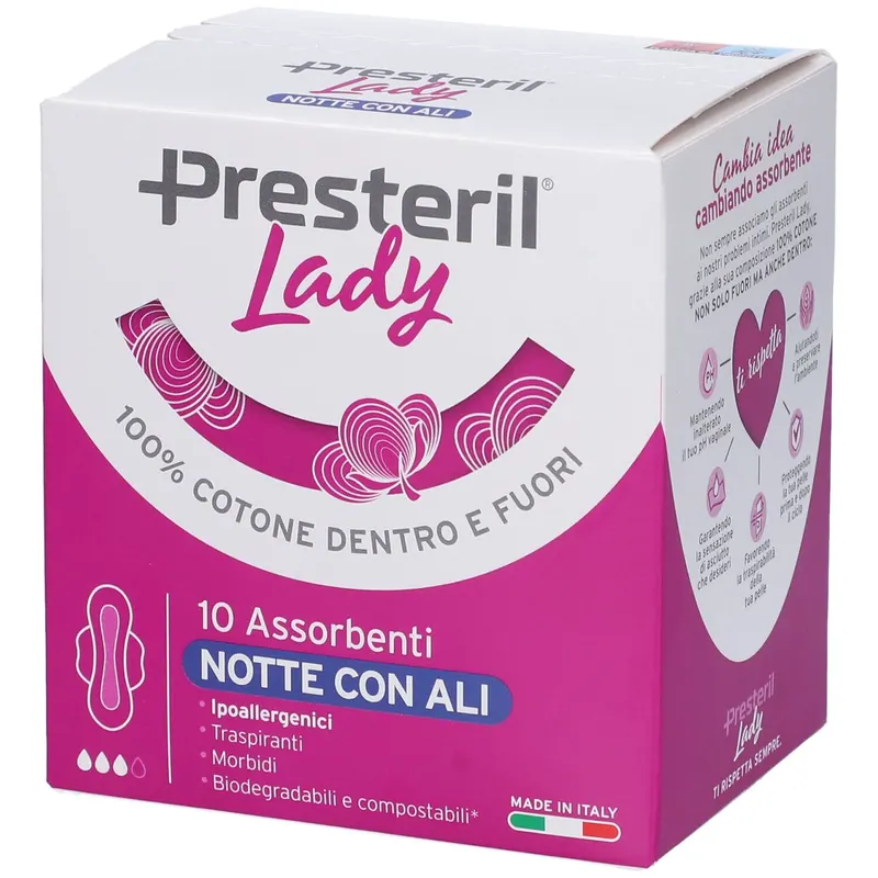 Lady Presteril Pura Protezione® Notte Ali