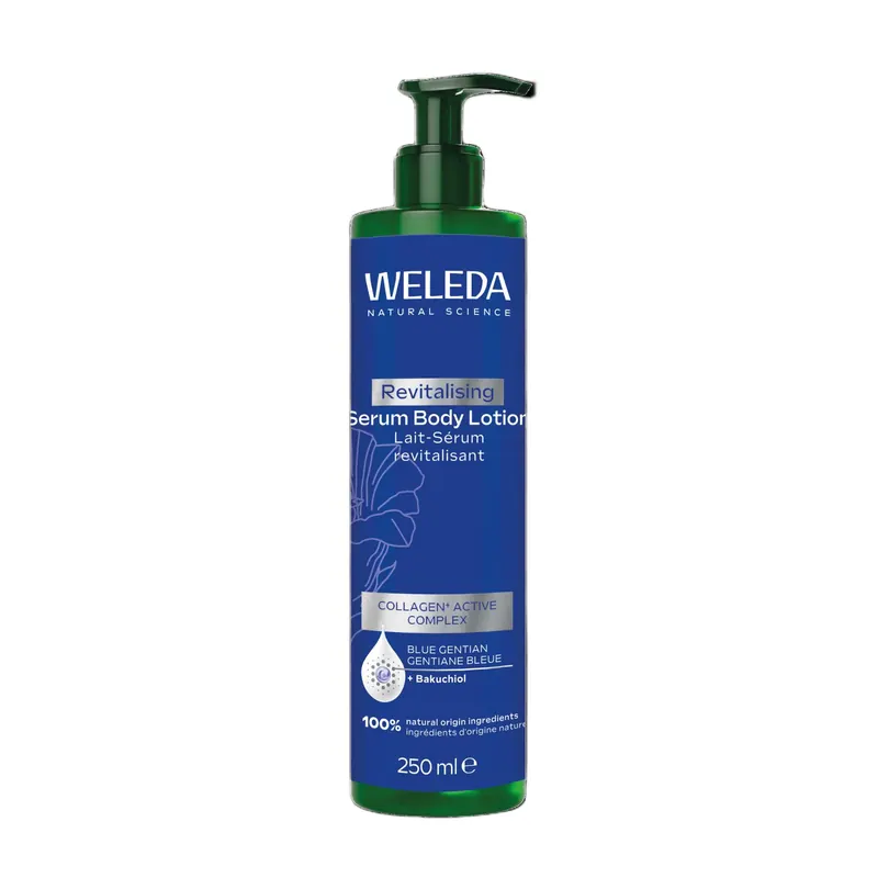 Latte Corpo Siero Rivitalizzante Genziana Blu WELEDA | Pinalli