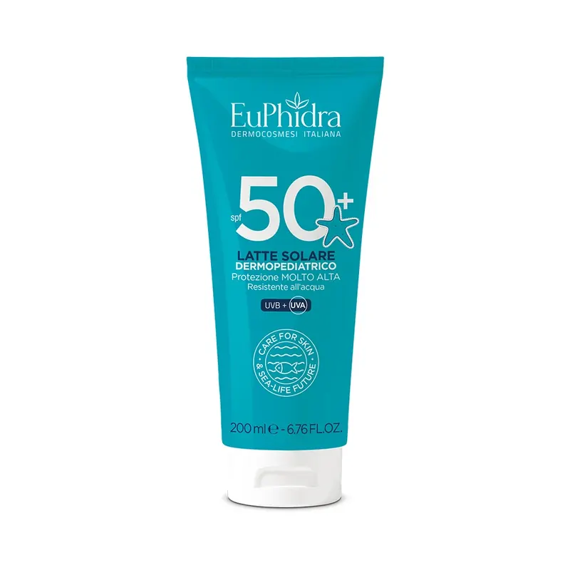 Latte Solare Dermopediatrico SPF50+ EUPHIDRA | Pinalli