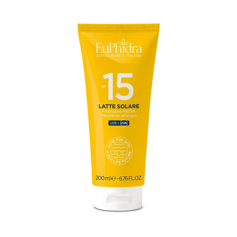 Latte Solare SPF15 200ml EUPHIDRA | Pinalli