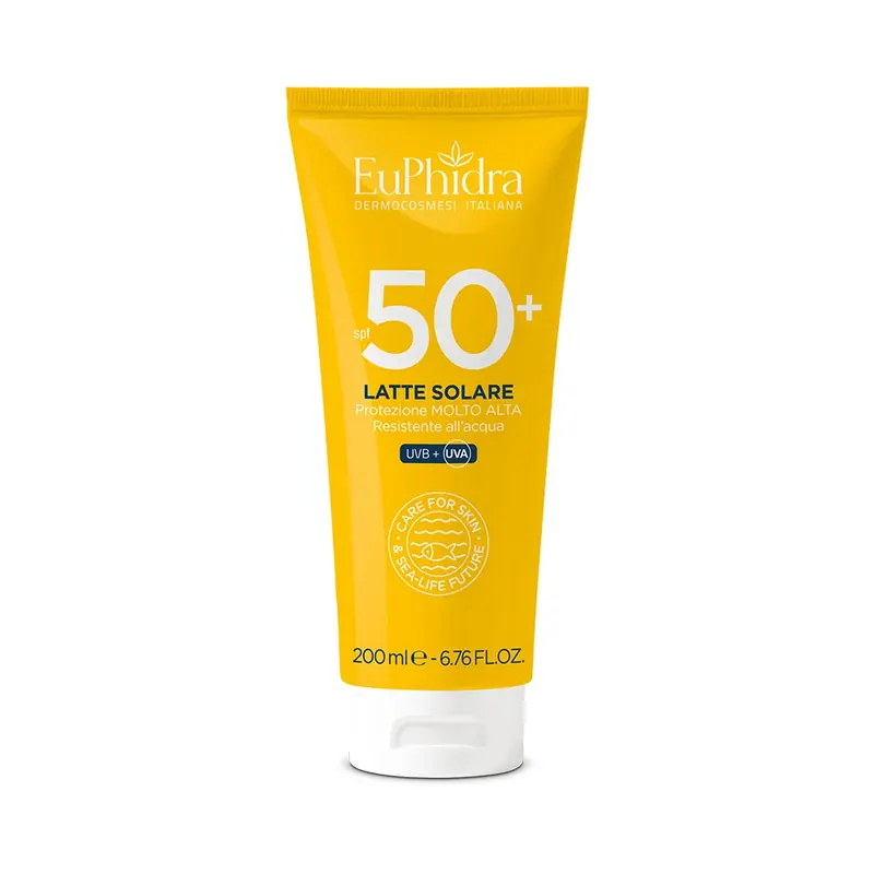 Latte Solare SPF50+ 200ml EUPHIDRA | Pinalli