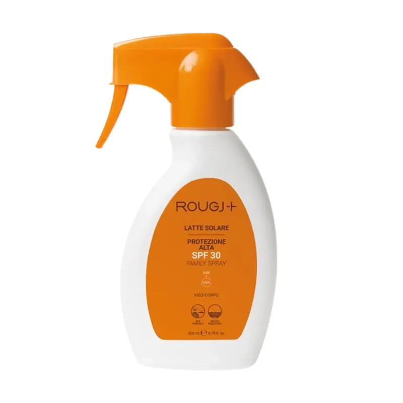 Latte Solare Spray Trigger SPF 30 200ml ROUGJ | Pinalli