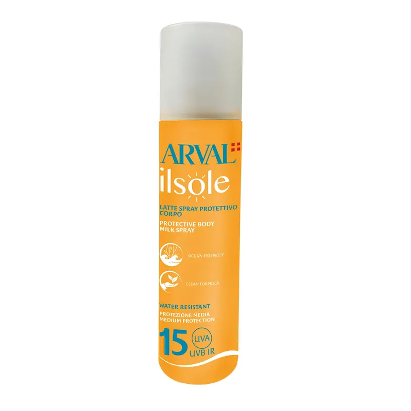 Latte Spray Protettivo Corpo SPF15 200ml ARVAL | Pinalli