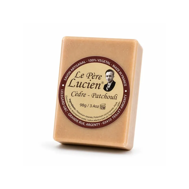 Le Pere Lucien Cedar & Patchoul Shaving Soap Re-fill 100g