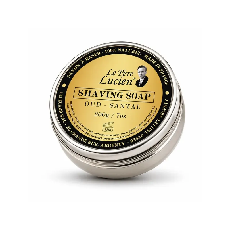 Le Père Lucien Oud-Santal Shaving Soap Bowl 200g