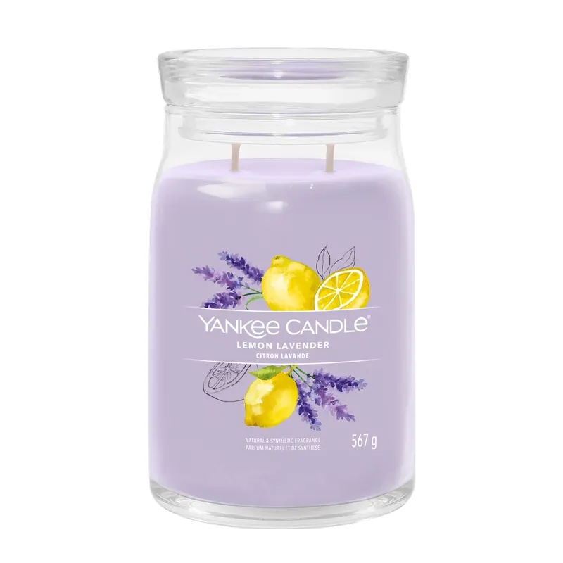 Lemon Lavender LARGE YANKEE CANDLE | Pinalli