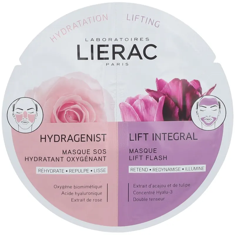Lierac Duo Maschera Viso Hydragenist + Lift Integral