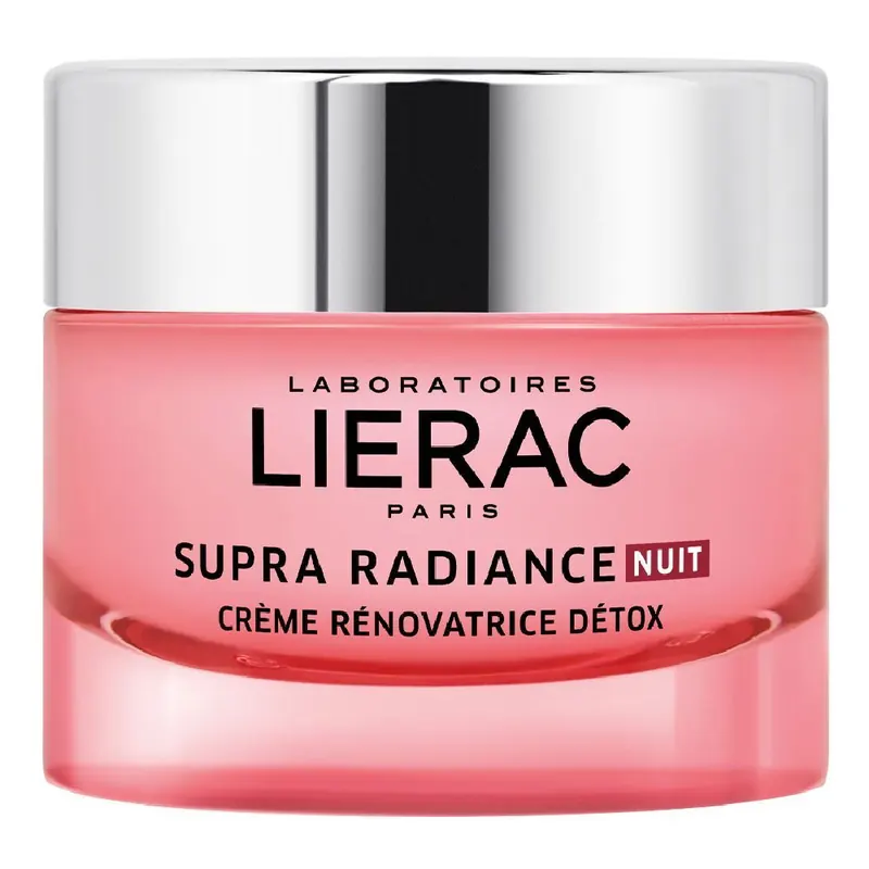 LIERAC Supra Radiance Crema Viso Detox Antietà Rinnovatrice Notte