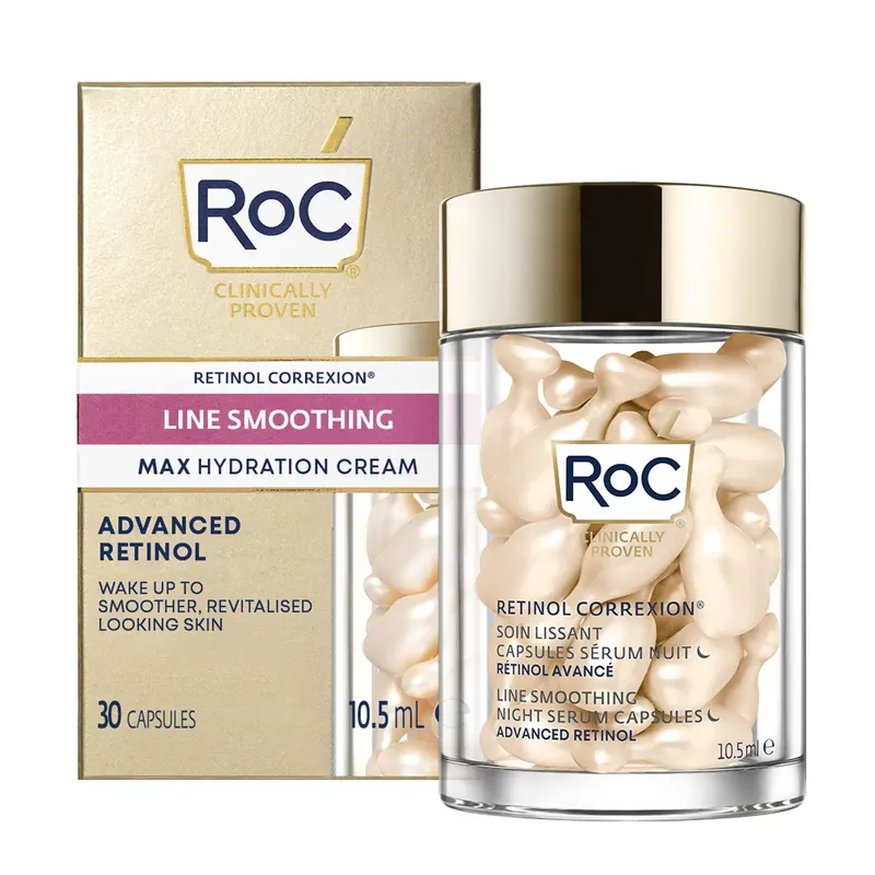 Line Smoothing Siero Viso Notte in Capsule ROC | Pinalli