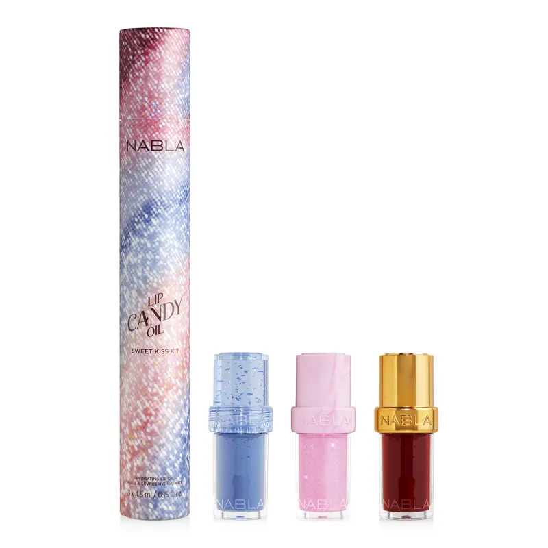 Lip Oil Kit (Blueberry + Pomegranate + Bubblegum) NABLA | Pinalli