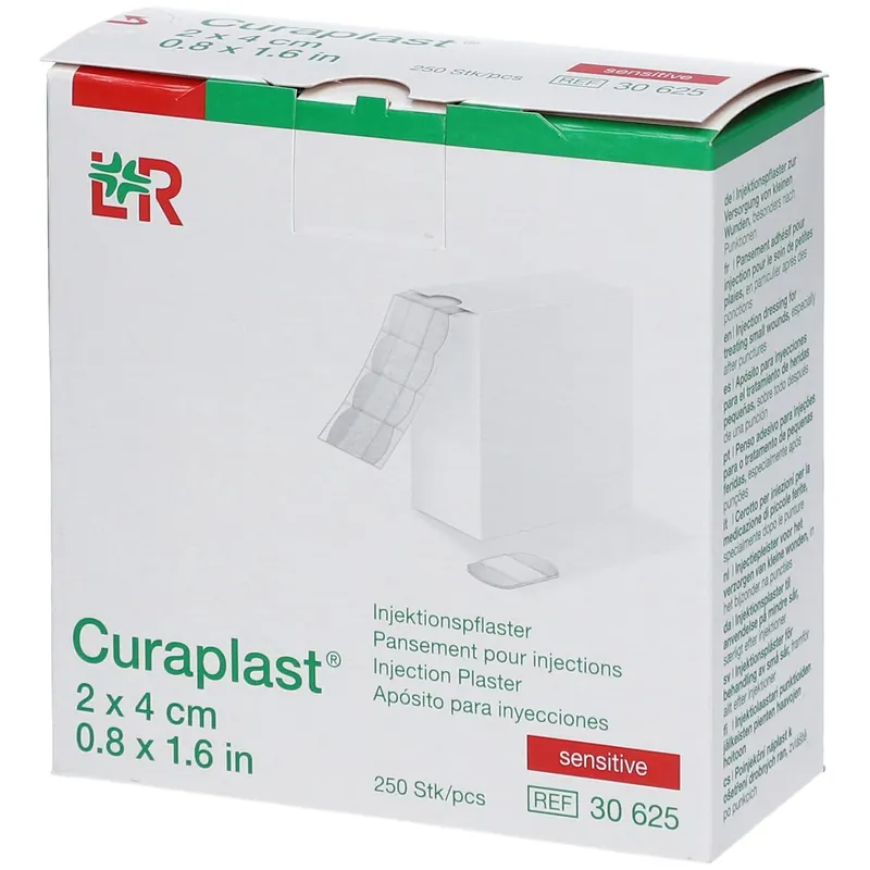 Lohmann & Rauscher Curaplast® Sensitive Cerotto per Iniezioni 2 x 4 cm