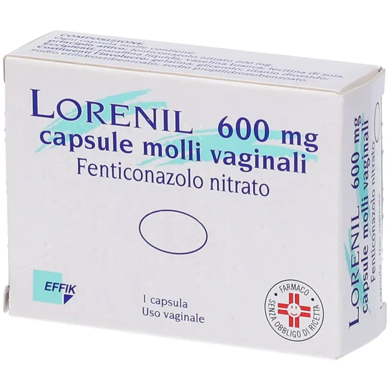 Lorenil 600 mg capsule molli vaginali