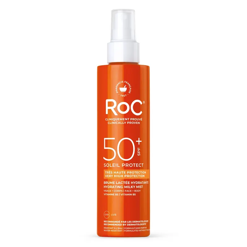 Lozione Spray Solare Corpo Idratante SPF50+ ROC | Pinalli
