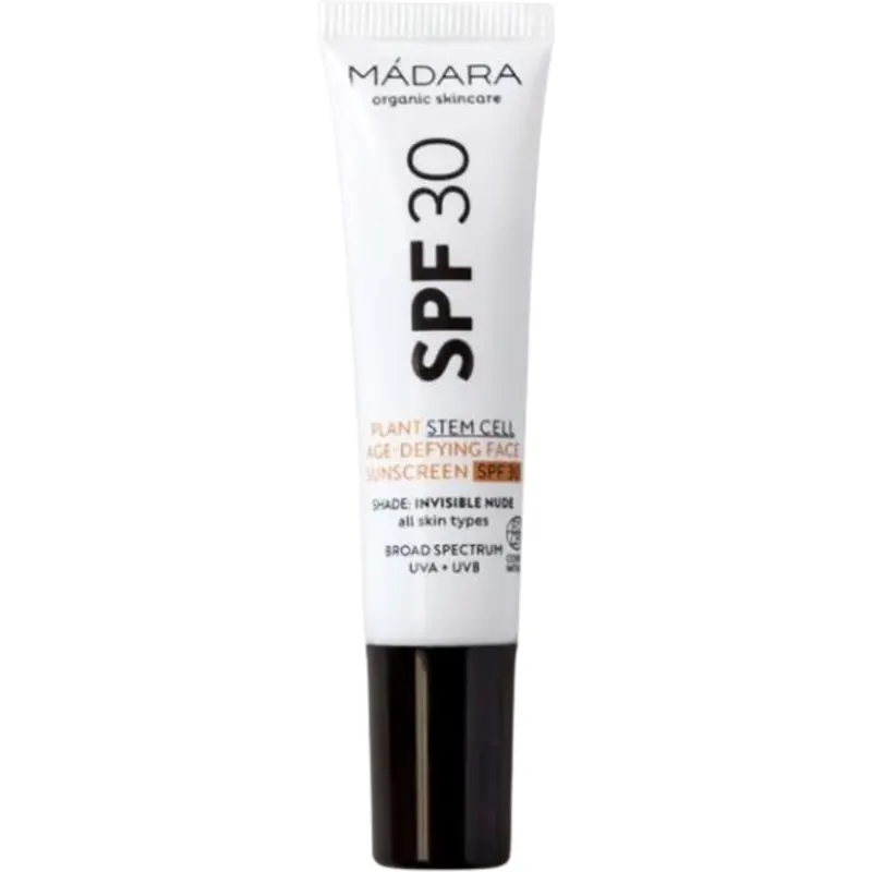MÁDARA Plant Stem Cell Age-Defying Face Sunscreen SPF 30, 40 ml