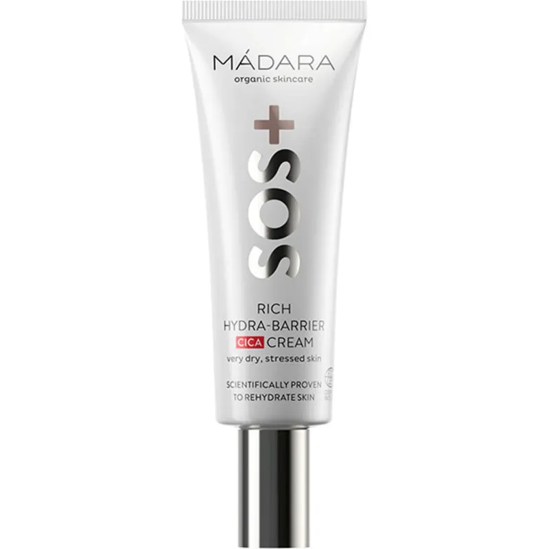 MÁDARA SOS Rich Hydra Barrier CICA Cream, 40 ml