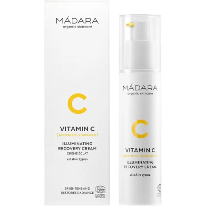 MÁDARA VITAMIN C Illuminating Recovery Cream, 50 ml