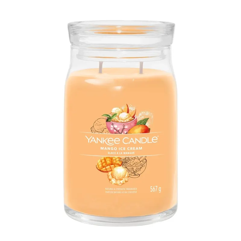 Mango Ice Cream LARGE YANKEE CANDLE | Pinalli