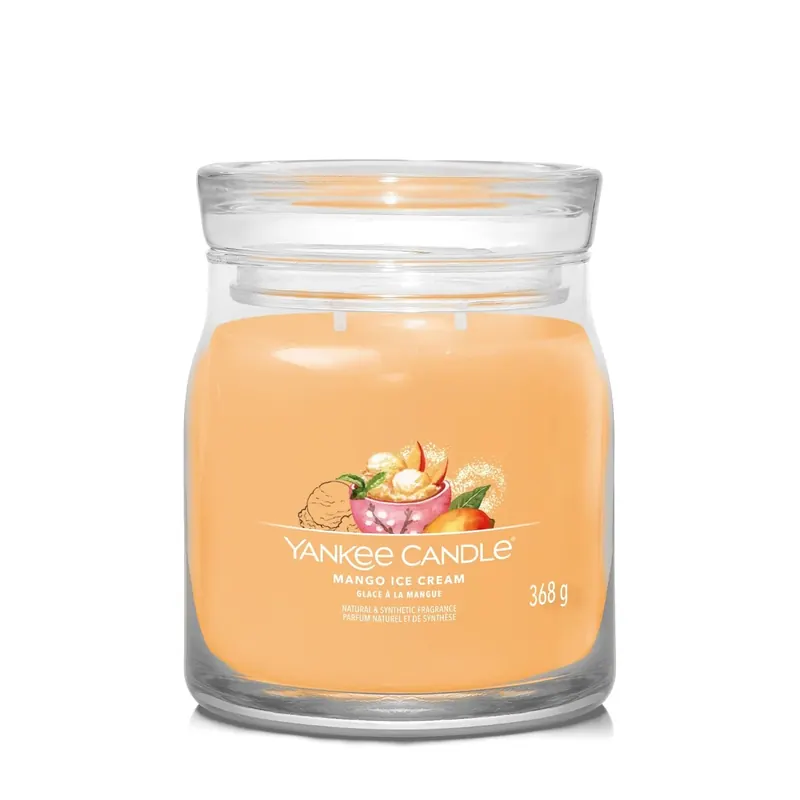 Mango Ice Cream MEDIUM YANKEE CANDLE | Pinalli