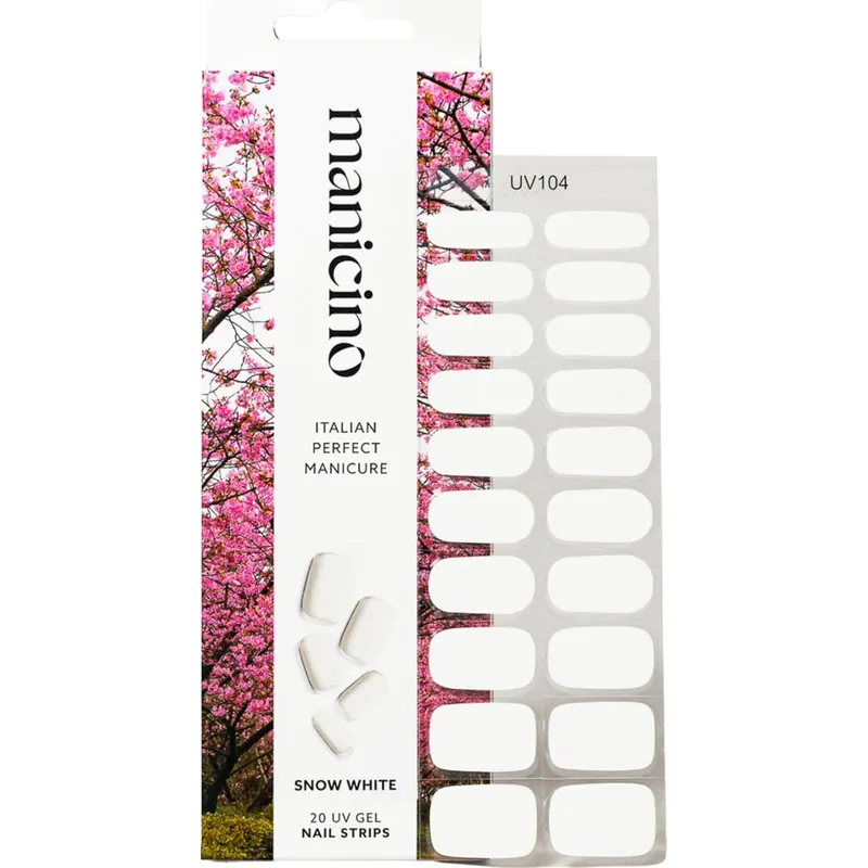 Manicino UV Gel Nail Strips, Magenta