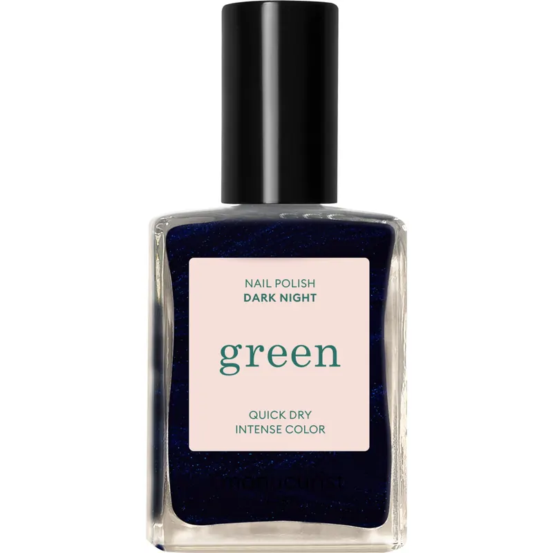 manucurist Green Nail Polish - Dark Tones, Dark Night (15 ml)