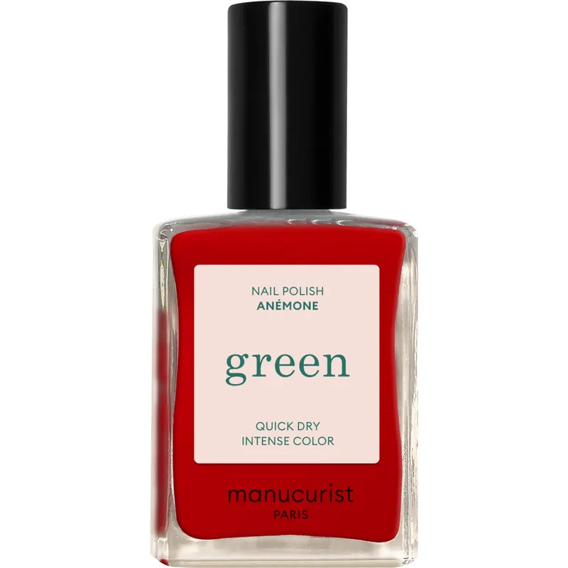 manucurist Green Nail Polish - Red & Burgundy, Anemone (15 ml)