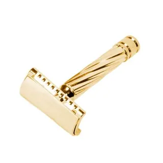 Maquinilla de afeitar clásica FATIP slant peine cerrado modelo oro 42147