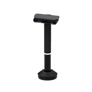 Maquinilla de afeitar clásica monofilo PEARL The Sleek Black Edition con stand