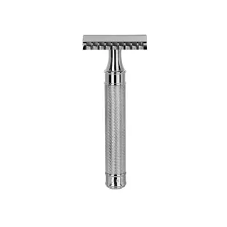 Maquinilla de afeitar clásica MÜHLE peine abierto R41 acero inoxidable R41GS