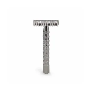 Maquinilla de afeitar clásica RAZOROCK Daily Double peine abierto mango Cyber 04475
