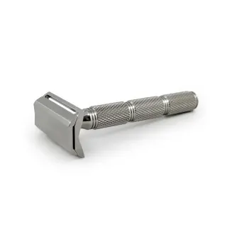 Maquinilla de afeitar clásica RAZOROCK Daily Smooth + mango Super Knurl 06184