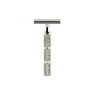 Maquinilla de afeitar clásica RAZOROCK Game Changer 0.68 peine abierto mango Super Knurl 15322