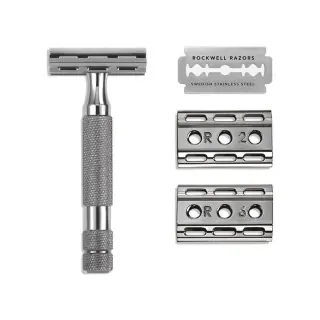 Maquinilla de afeitar clásica ROCKWELL 6C gunmetal