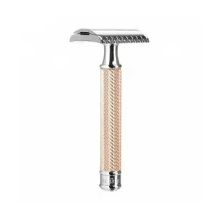 Maquinilla de afeitar MÜHLE R41 ROSE GOLD peine abierto