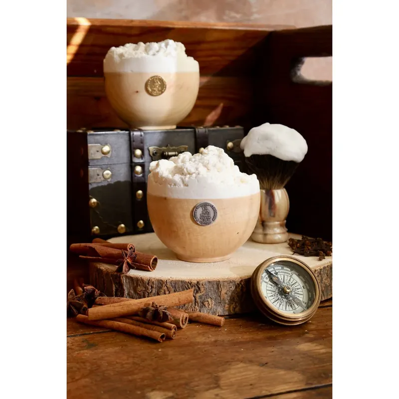 Martin de Candre Magellan Shaving Soap Wooden Bowl 200g