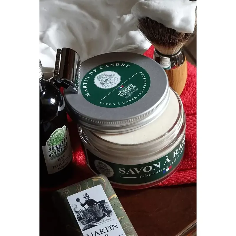 Martin de Candre Vetiver Shaving Soap 200g. Limited Edition.
