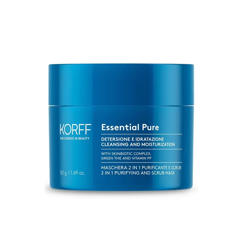 Maschera 2 in 1 Purificante e Scrub 50ml KORFF | Pinalli