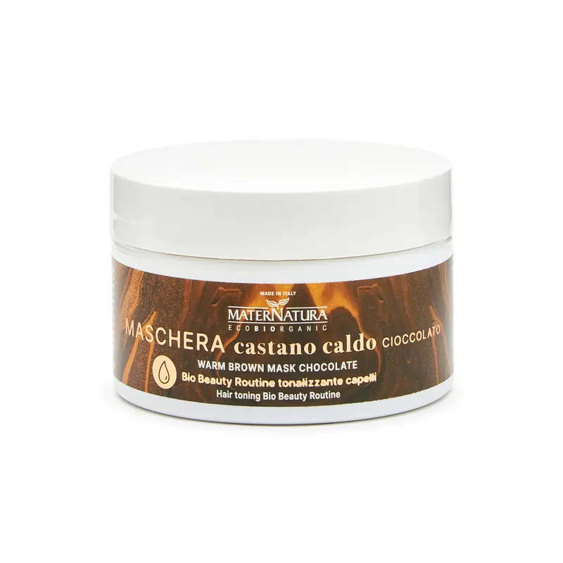 Maschera Castano Caldo Cioccolato MATERNATURA | Pinalli