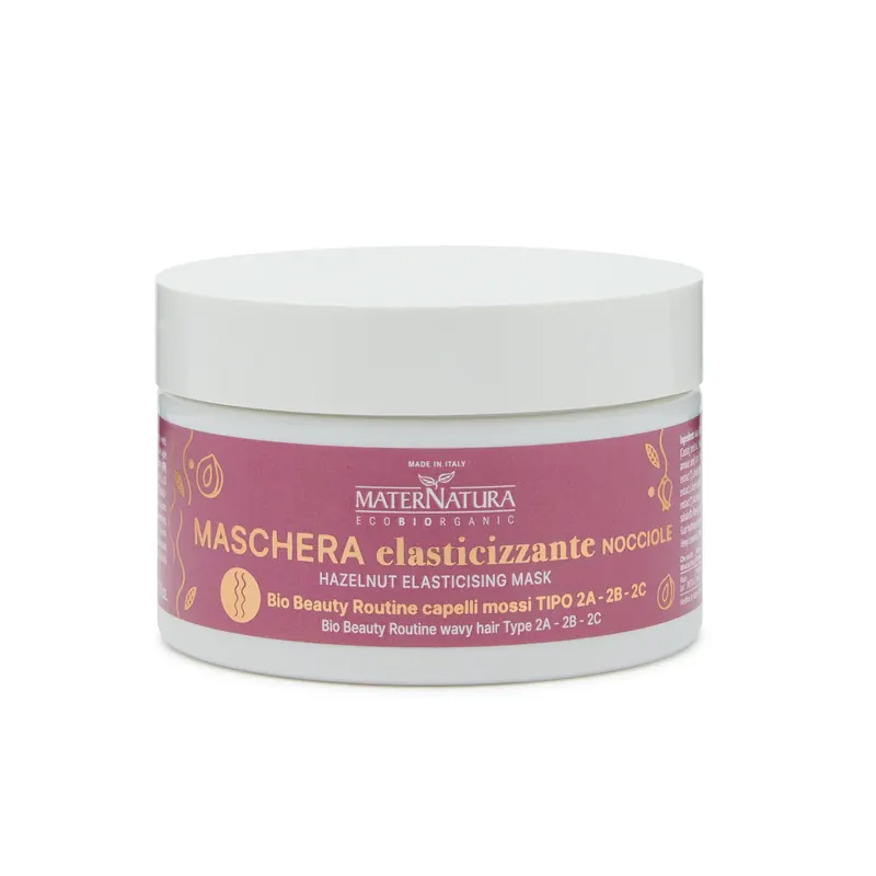 Maschera Elasticizzante Capelli Mossi Nocciole MATERNATURA | Pinalli