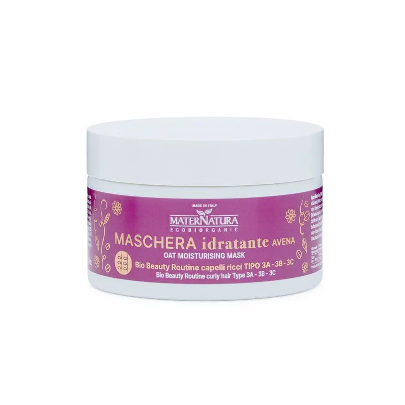 Maschera Idratante Capelli Ricci Avena MATERNATURA | Pinalli