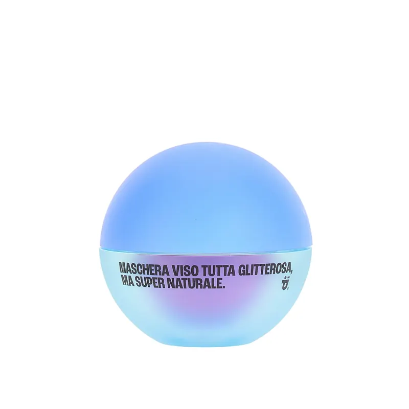 Maschera viso tutta glitterosa ma super naturale PINALLI COLLECTION | Pinalli