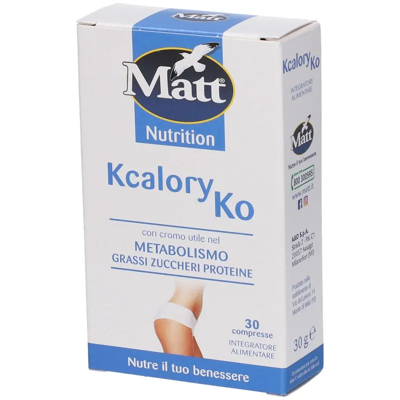Matt® KCalory Ko- Risparmia il 10% con il codice: aed0926