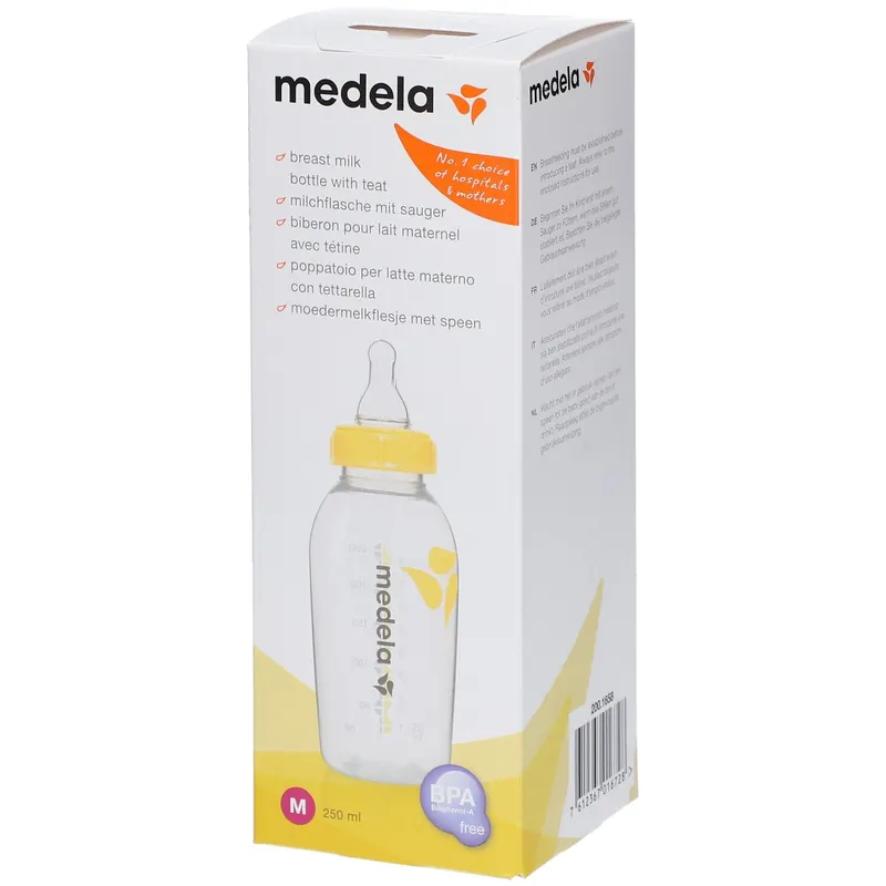 Medela Poppatoio per Latte Materno con Tettarella