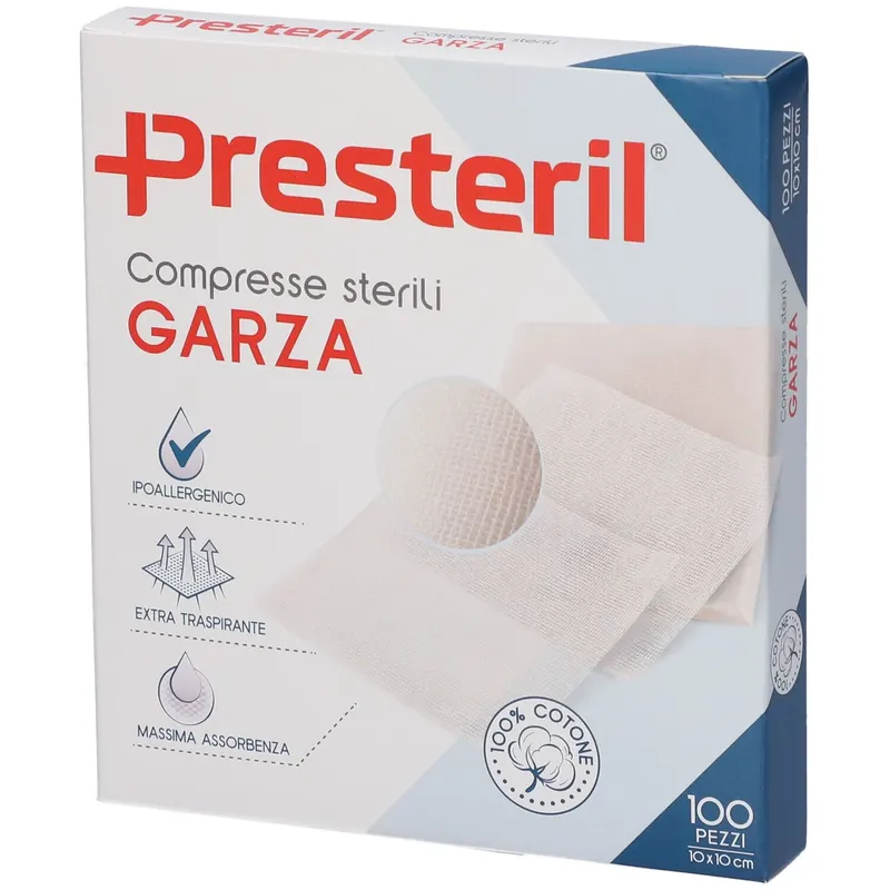 Medi Presteril Compresse di Garza Sterili 10x10cm