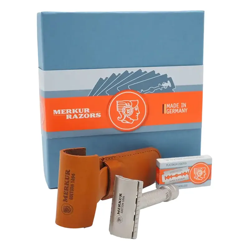 Merkur rasoio di sicurezza 34 special edition 1896 acciaio inox