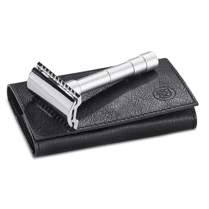 Merkur rasoio di sicurezza 46C con 10 lamette da barba