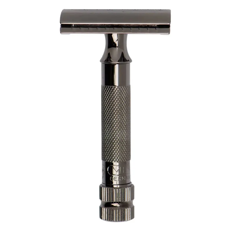 Merkur rasoio di sicurezza pettine chiuso 34C Grigio metallizzato