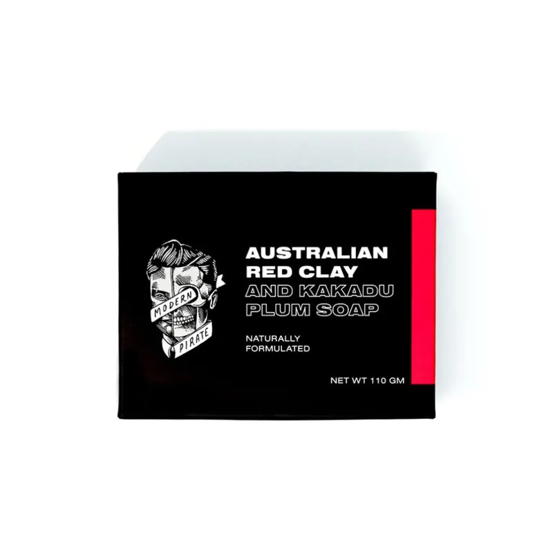 Modern Pirate Australian Red Clay & Kakadu Plum Soap 110g